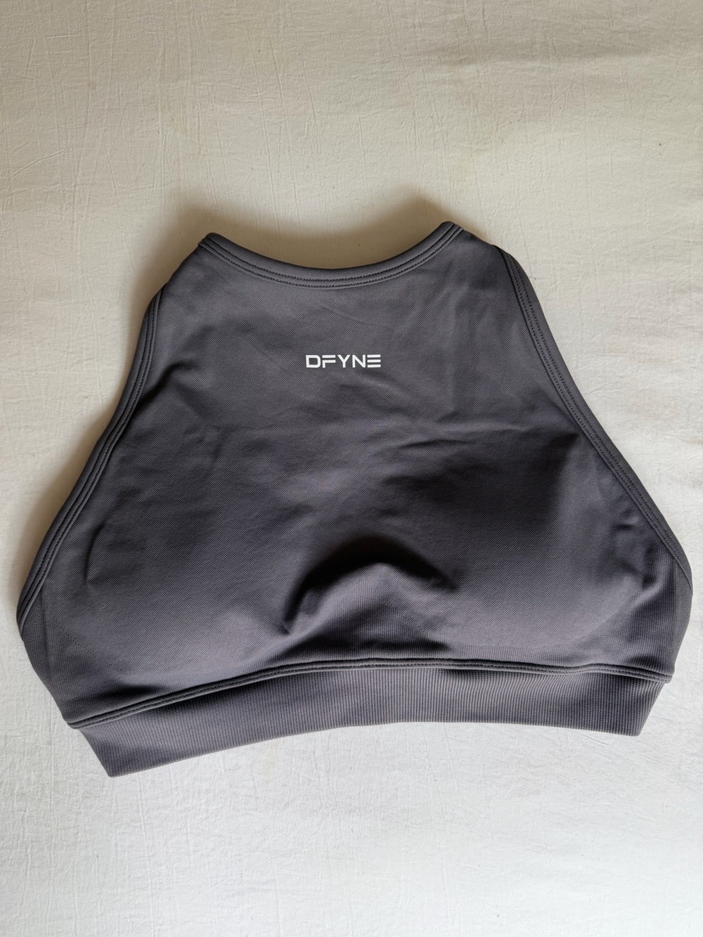DFYNE Dynamic high neck backless top